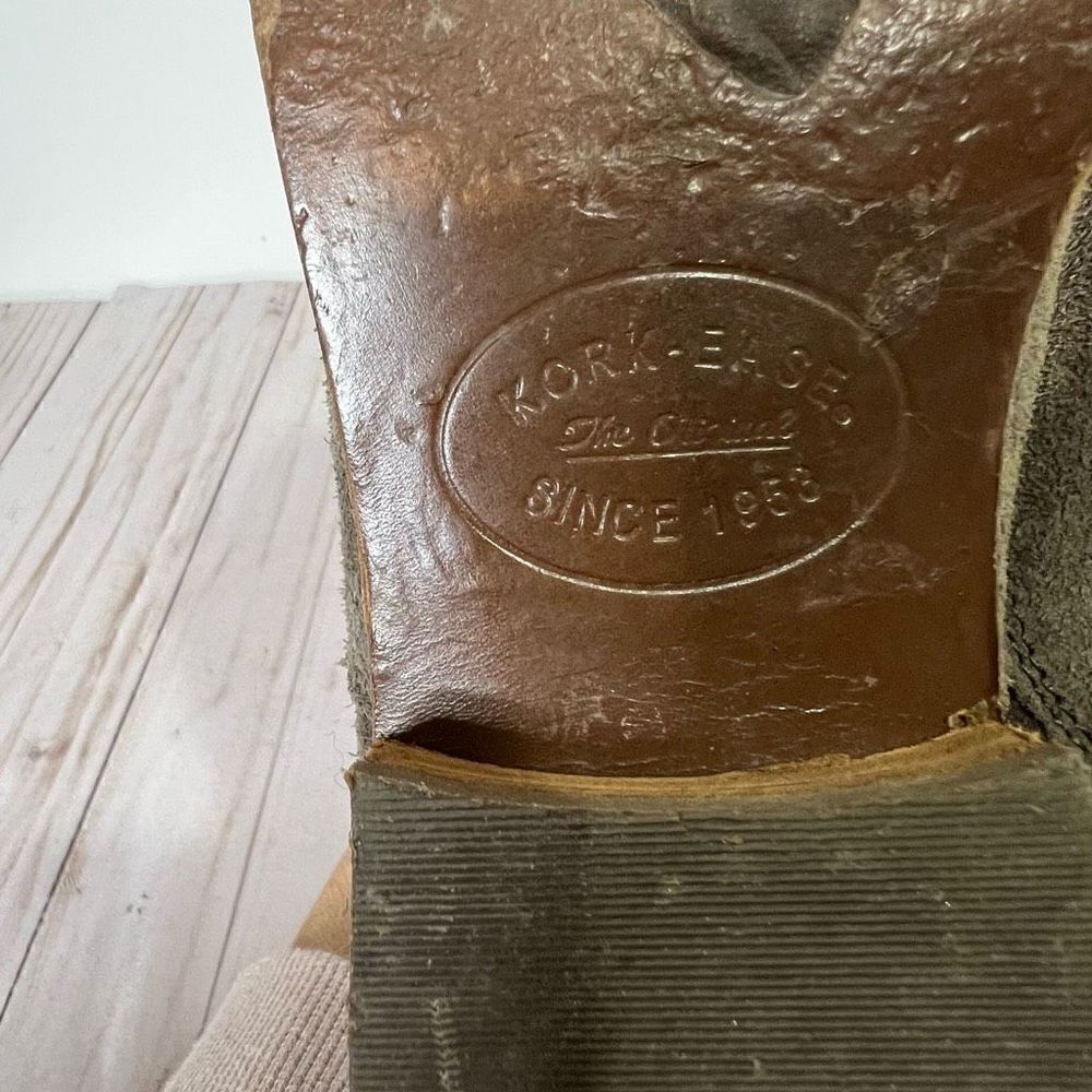Kork-Ease Brown Taupe Suede Comfort Ankle Boots - Picture 6 of 8